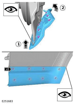 Rear Door Lower Moulding